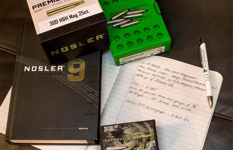 The Importance Of Recording Your Reloading Data